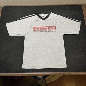 Vintage Intercourse Pennsylvania Shirt Mens Small College House Tourist Tee 90s